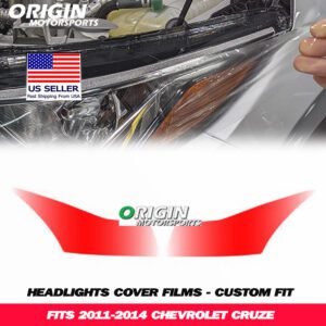2011-2014 Chevrolet CRUZE Precut Headlight PPF Clear Paint Protection Film Kit 2011-2014 Chevrolet CRUZE Precut Headlight PPF Clear Paint Protection Film Kit