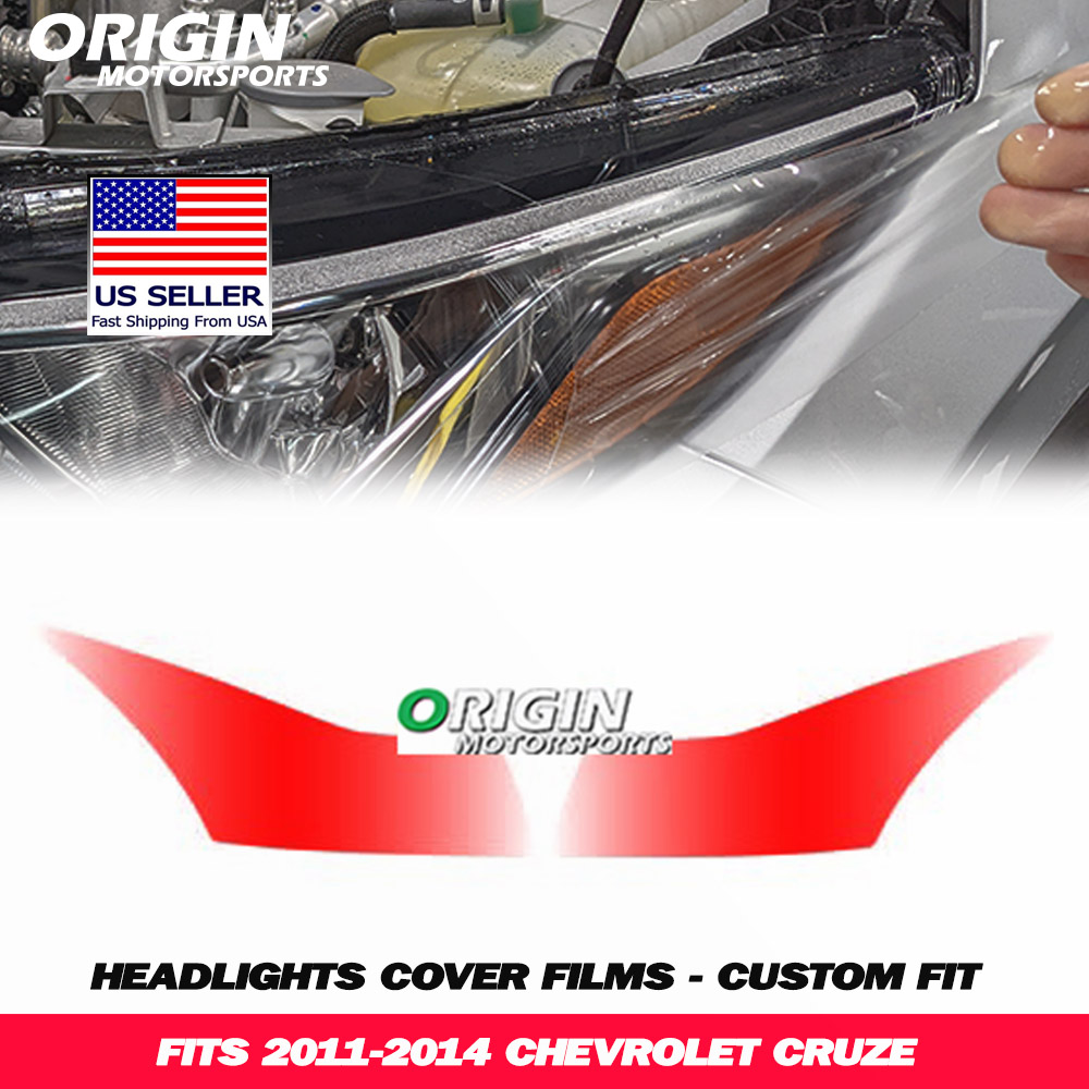2011-2014 Chevrolet CRUZE Precut Headlight PPF Clear Paint Protection Film Kit 2011-2014 Chevrolet CRUZE Precut Headlight PPF Clear Paint Protection Film Kit