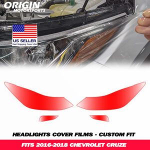 2016-2018 Chevrolet CRUZE Precut Headlight PPF Clear Paint Protection Film Kit 2016-2018 Chevrolet CRUZE Precut Headlight PPF Clear Paint Protection Film Kit