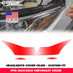 2015-2016 Chevrolet CRUZE Precut Headlight PPF Clear Paint Protection Film Kit 2015-2016 Chevrolet CRUZE Precut Headlight PPF Clear Paint Protection Film Kit