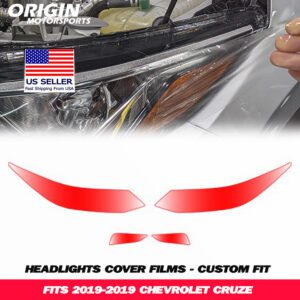 2019-2019 Chevrolet CRUZE Precut Headlight PPF Clear Paint Protection Film Kit