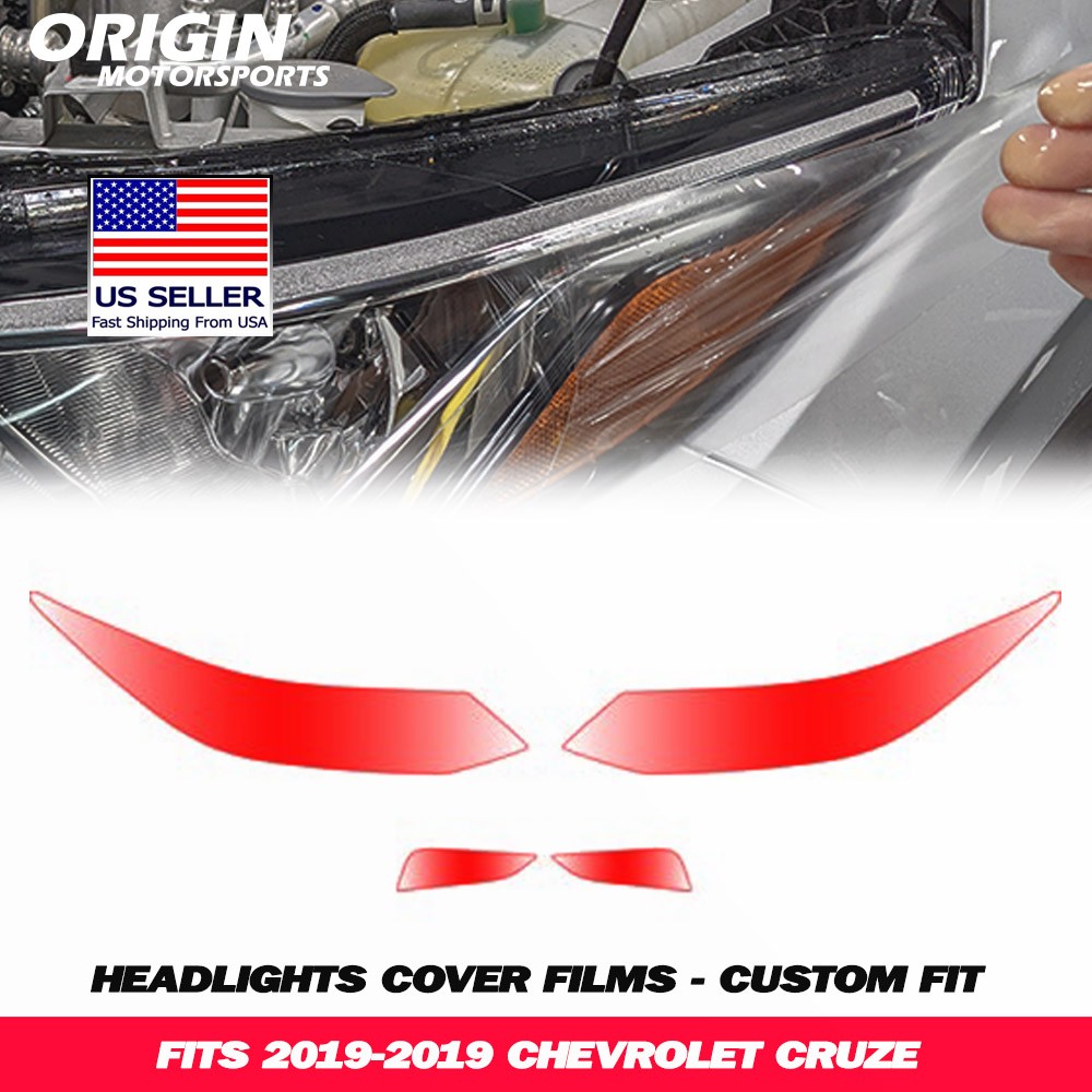 2019-2019 Chevrolet CRUZE Precut Headlight PPF Clear Paint Protection Film Kit