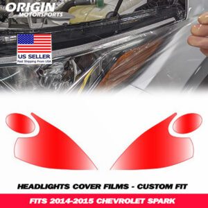 2014-2015 Chevrolet SPARK Precut Headlight PPF Clear Paint Protection Film Kit