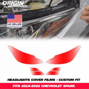 2019-2022 Chevrolet SPARK Precut Headlight PPF Clear Paint Protection Film Kit 2019-2022 Chevrolet SPARK Precut Headlight PPF Clear Paint Protection Film Kit