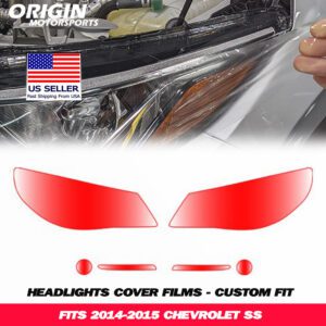 2014-2015 Chevrolet SS Precut Headlight PPF Clear Paint Protection Film Kit
