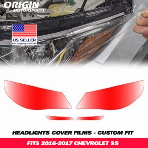 2016-2017 Chevrolet SS Precut Headlight PPF Clear Paint Protection Film Kit
