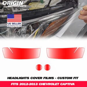 2012-2013 Chevrolet CAPTIVA Precut Headlight PPF Clear Paint Protection Film Kit 2012-2013 Chevrolet CAPTIVA Precut Headlight PPF Clear Paint Protection Film Kit
