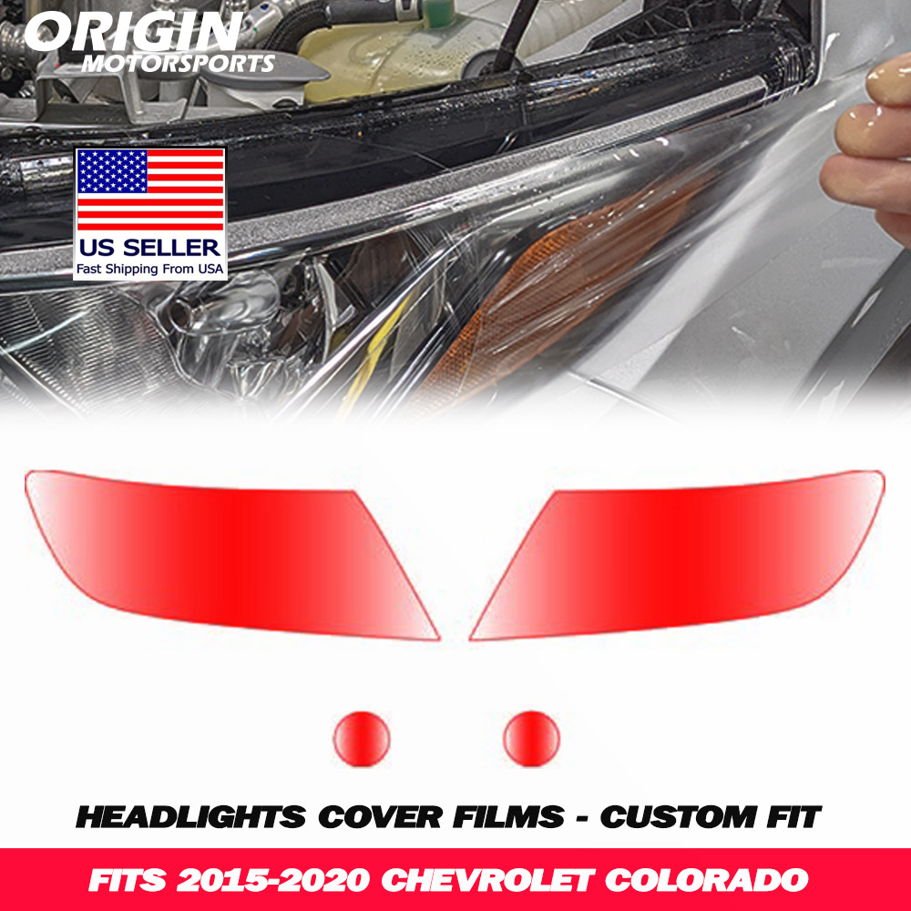 2015-2020 Chevrolet COLORADO Precut Headlight PPF Clear Paint Protection Film Kit