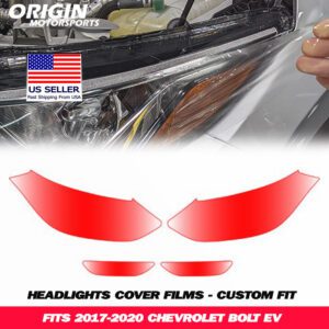 2017-2020 Chevrolet BOLT EV Precut Headlight PPF Clear Paint Protection Film Kit 2017-2020 Chevrolet BOLT EV Precut Headlight PPF Clear Paint Protection Film Kit