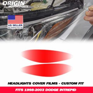 1998-2003 Dodge INTREPID Precut Headlight PPF Clear Paint Protection Film Kit 1998-2003 Dodge INTREPID Precut Headlight PPF Clear Paint Protection Film Kit