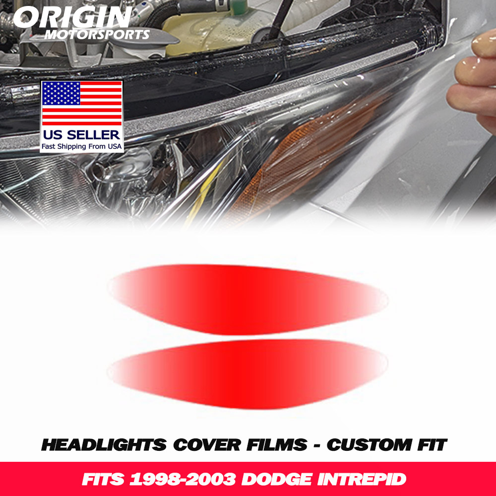 1998-2003 Dodge INTREPID Precut Headlight PPF Clear Paint Protection Film Kit 1998-2003 Dodge INTREPID Precut Headlight PPF Clear Paint Protection Film Kit