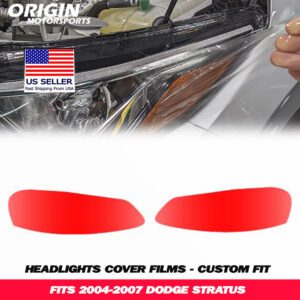 2004-2007 Dodge STRATUS Precut Headlight PPF Clear Paint Protection Film Kit 2004-2007 Dodge STRATUS Precut Headlight PPF Clear Paint Protection Film Kit