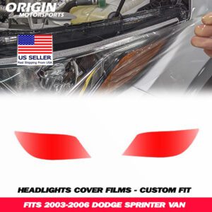 2003-2006 Dodge SPRINTER VAN Precut Headlight PPF Clear Paint Protection Film Kit 2003-2006 Dodge SPRINTER VAN Precut Headlight PPF Clear Paint Protection Film Kit