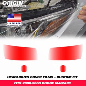 2008-2008 Dodge MAGNUM Precut Headlight PPF Clear Paint Protection Film Kit 2008-2008 Dodge MAGNUM Precut Headlight PPF Clear Paint Protection Film Kit