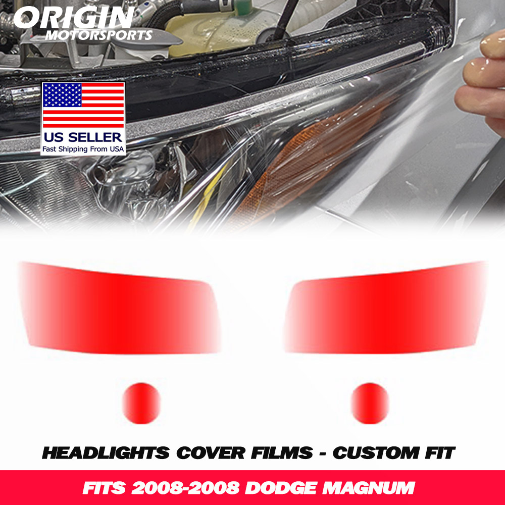 2008-2008 Dodge MAGNUM Precut Headlight PPF Clear Paint Protection Film Kit