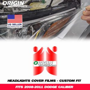 2008-2011 Dodge CALIBER Precut Headlight PPF Clear Paint Protection Film Kit 2008-2011 Dodge CALIBER Precut Headlight PPF Clear Paint Protection Film Kit