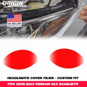 2005-2010 Ferrari 612 SCAGLIETTI Precut Headlight PPF Clear Paint Protection Film Kit 2005-2010 Ferrari 612 SCAGLIETTI Precut Headlight PPF Clear Paint Protection Film Kit