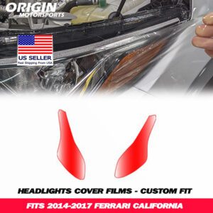 2014-2017 Ferrari CALIFORNIA Precut Headlight PPF Clear Paint Protection Film Kit 2014-2017 Ferrari CALIFORNIA Precut Headlight PPF Clear Paint Protection Film Kit