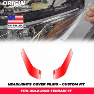 2012-2015 Ferrari FF Precut Headlight PPF Clear Paint Protection Film Kit 2012-2015 Ferrari FF Precut Headlight PPF Clear Paint Protection Film Kit