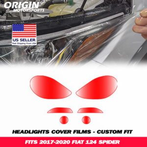 2017-2020 Fiat 124 SPIDER Precut Headlight PPF Clear Paint Protection Film Kit