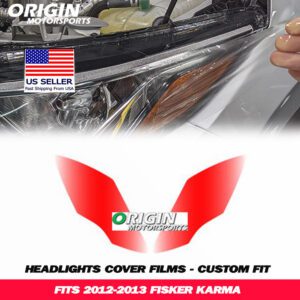 2012-2013 Fisker KARMA Precut Headlight PPF Clear Paint Protection Film Kit 2012-2013 Fisker KARMA Precut Headlight PPF Clear Paint Protection Film Kit