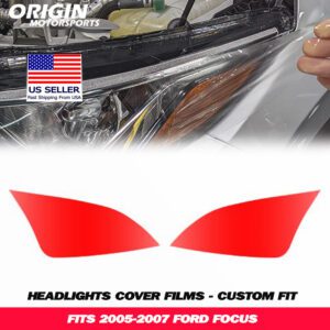 2005-2007 Ford FOCUS Precut Headlight PPF Clear Paint Protection Film Kit
