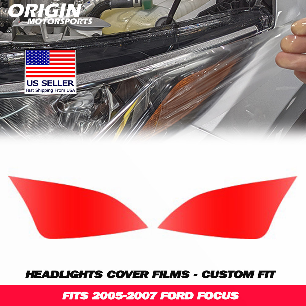 2005-2007 Ford FOCUS Precut Headlight PPF Clear Paint Protection Film Kit 2005-2007 Ford FOCUS Precut Headlight PPF Clear Paint Protection Film Kit