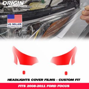2008-2011 Ford FOCUS Precut Headlight PPF Clear Paint Protection Film Kit 2008-2011 Ford FOCUS Precut Headlight PPF Clear Paint Protection Film Kit
