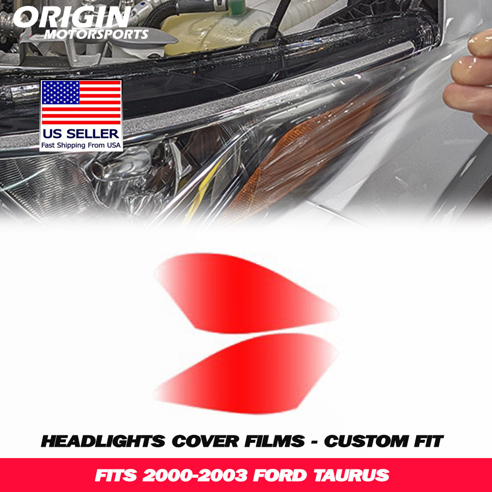 2000-2003 Ford TAURUS Precut Headlight PPF Clear Paint Protection Film Kit 2000-2003 Ford TAURUS Precut Headlight PPF Clear Paint Protection Film Kit