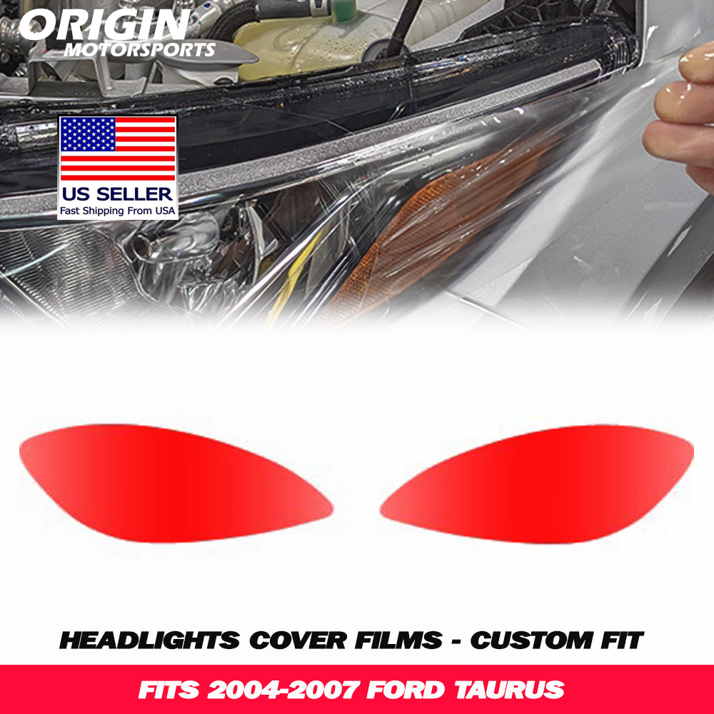 2004-2007 Ford TAURUS Precut Headlight PPF Clear Paint Protection Film Kit 2004-2007 Ford TAURUS Precut Headlight PPF Clear Paint Protection Film Kit