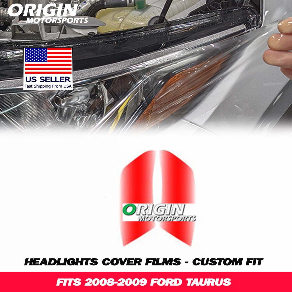 2008-2009 Ford TAURUS Precut Headlight PPF Clear Paint Protection Film Kit 2008-2009 Ford TAURUS Precut Headlight PPF Clear Paint Protection Film Kit