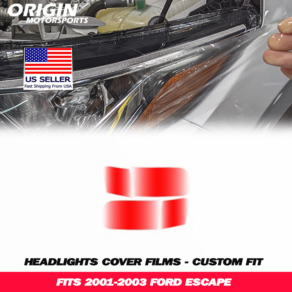 2001-2003 Ford ESCAPE Precut Headlight PPF Clear Paint Protection Film Kit