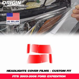 2003-2006 Ford EXPEDITION Precut Headlight PPF Clear Paint Protection Film Kit 2003-2006 Ford EXPEDITION Precut Headlight PPF Clear Paint Protection Film Kit