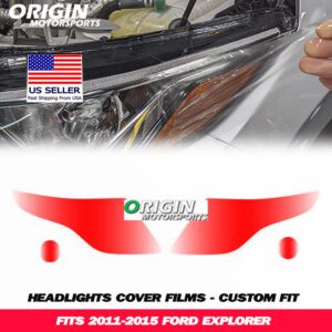 2011-2015 Ford EXPLORER Precut Headlight PPF Clear Paint Protection Film Kit 2011-2015 Ford EXPLORER Precut Headlight PPF Clear Paint Protection Film Kit