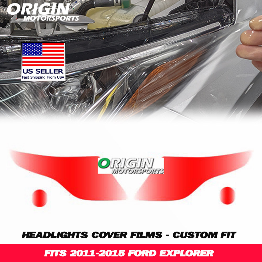 2011-2015 Ford EXPLORER Precut Headlight PPF Clear Paint Protection Film Kit 2011-2015 Ford EXPLORER Precut Headlight PPF Clear Paint Protection Film Kit