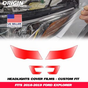 2016-2019 Ford EXPLORER Precut Headlight PPF Clear Paint Protection Film Kit 2016-2019 Ford EXPLORER Precut Headlight PPF Clear Paint Protection Film Kit