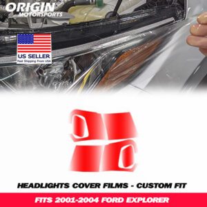 2001-2004 Ford EXPLORER Precut Headlight PPF Clear Paint Protection Film Kit 2001-2004 Ford EXPLORER Precut Headlight PPF Clear Paint Protection Film Kit