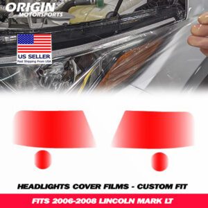 2006-2008 Lincoln MARK LT Precut Headlight PPF Clear Paint Protection Film Kit 2006-2008 Lincoln MARK LT Precut Headlight PPF Clear Paint Protection Film Kit