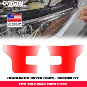 2017-2020 Ford F-150 Precut Headlight PPF Clear Paint Protection Film Kit