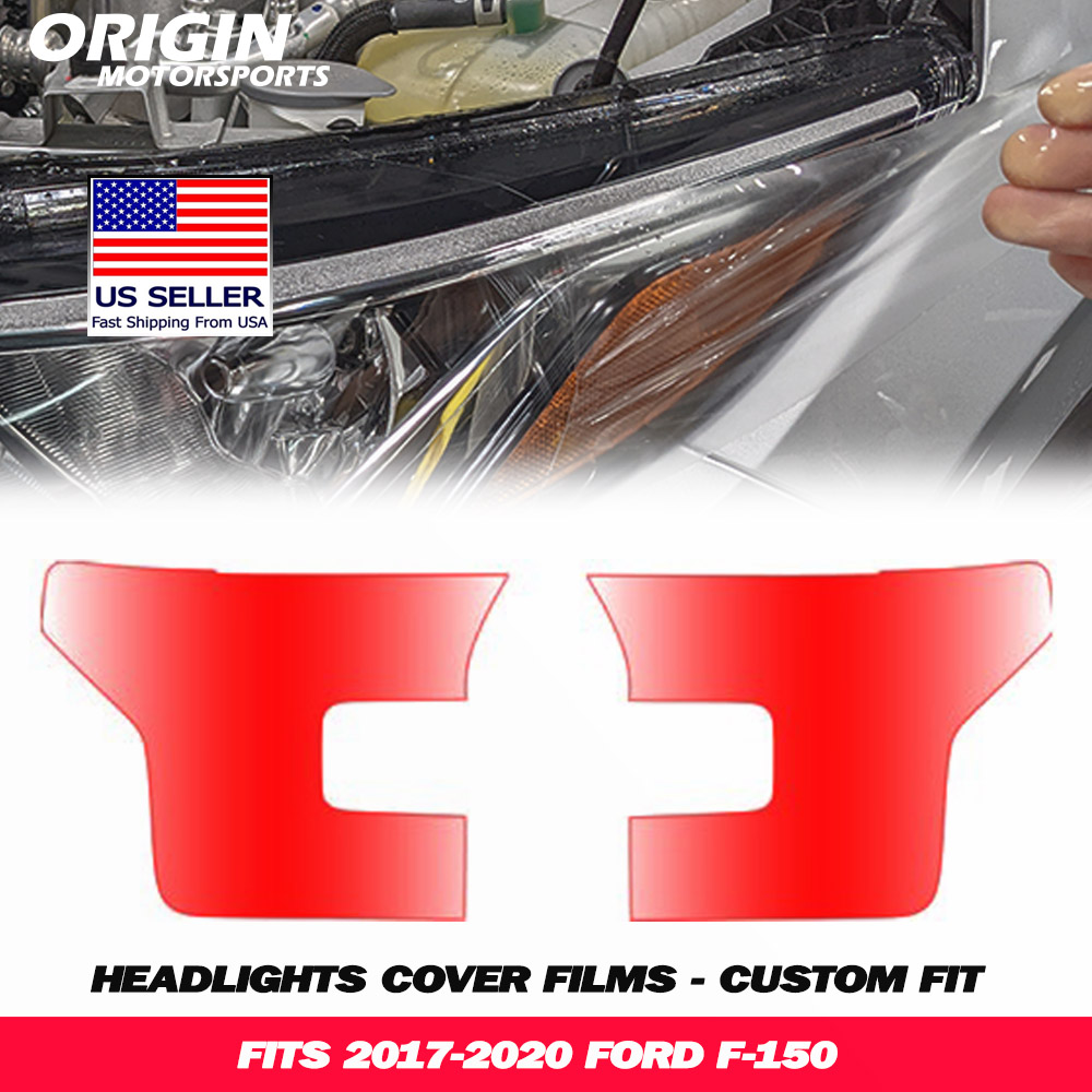 2017-2020 Ford F-150 Precut Headlight PPF Clear Paint Protection Film Kit