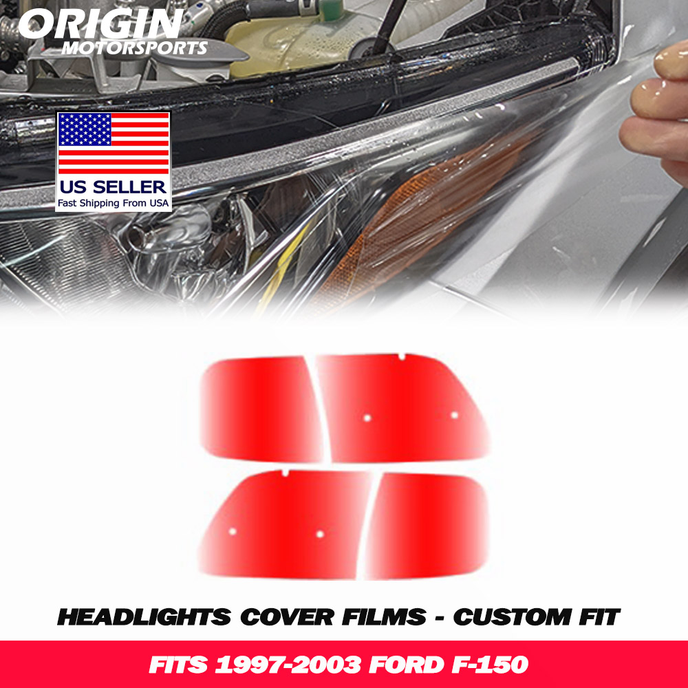 1997-2003 Ford F-150 Precut Headlight PPF Clear Paint Protection Film Kit 1997-2003 Ford F-150 Precut Headlight PPF Clear Paint Protection Film Kit