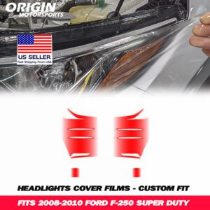 2008-2010 Ford F-250 SUPER DUTY Precut Headlight PPF Clear Paint Protection Film Kit 2008-2010 Ford F-250 SUPER DUTY Precut Headlight PPF Clear Paint Protection Film Kit