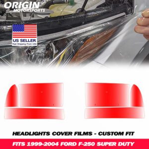 1999-2004 Ford F-250 SUPER DUTY Precut Headlight PPF Clear Paint Protection Film Kit