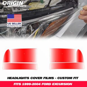 1999-2004 Ford EXCURSION Precut Headlight PPF Clear Paint Protection Film Kit