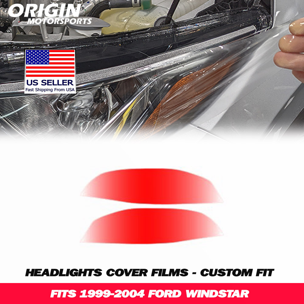 1999-2004 Ford WINDSTAR Precut Headlight PPF Clear Paint Protection Film Kit 1999-2004 Ford WINDSTAR Precut Headlight PPF Clear Paint Protection Film Kit