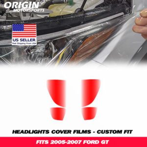 2005-2007 Ford GT Precut Headlight PPF Clear Paint Protection Film Kit