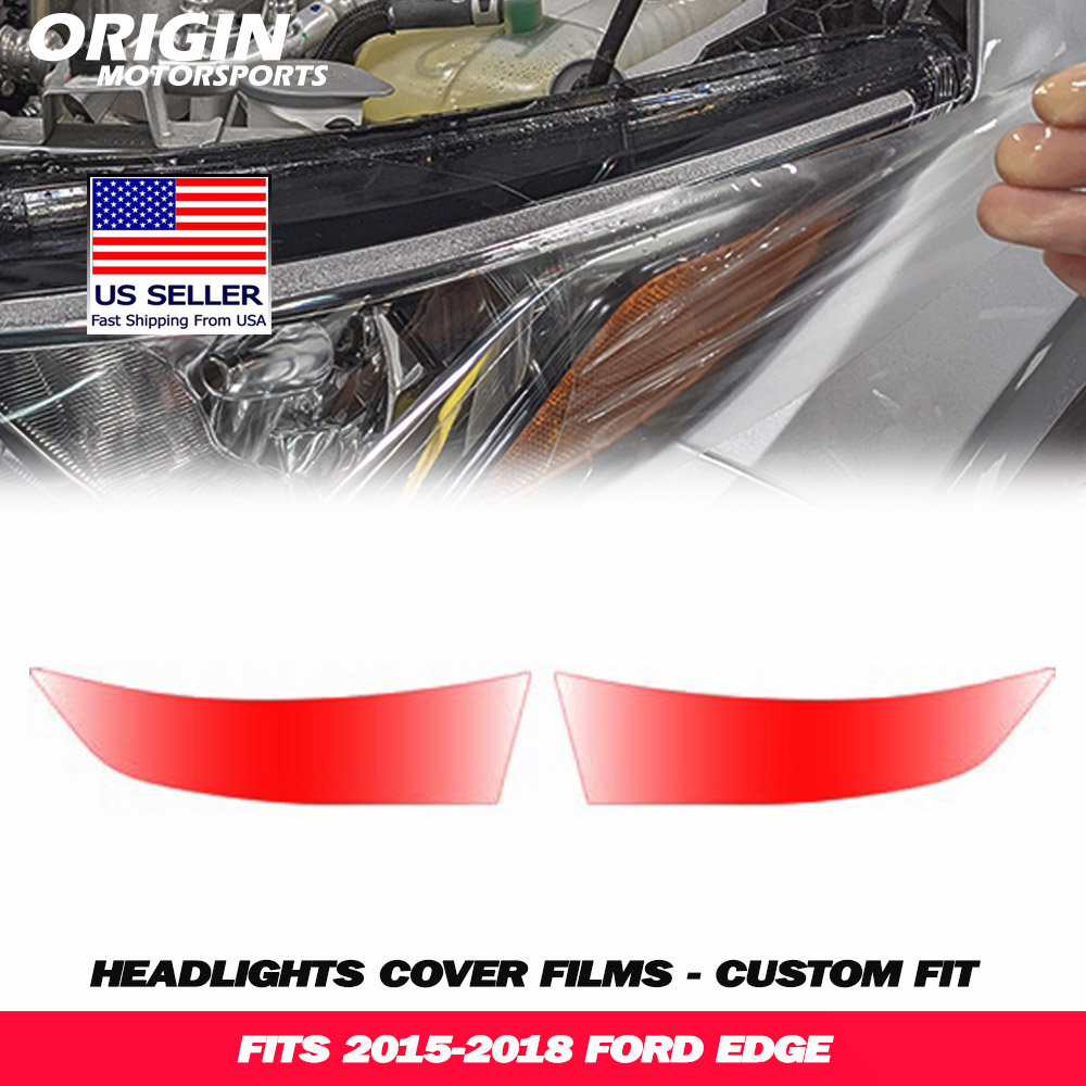 2015-2018 Ford EDGE Precut Headlight PPF Clear Paint Protection Film Kit 2015-2018 Ford EDGE Precut Headlight PPF Clear Paint Protection Film Kit