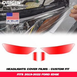 2019-2022 Ford EDGE Precut Headlight PPF Clear Paint Protection Film Kit 2019-2022 Ford EDGE Precut Headlight PPF Clear Paint Protection Film Kit