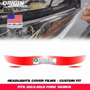2013-2019 Ford TAURUS Precut Headlight PPF Clear Paint Protection Film Kit 2013-2019 Ford TAURUS Precut Headlight PPF Clear Paint Protection Film Kit