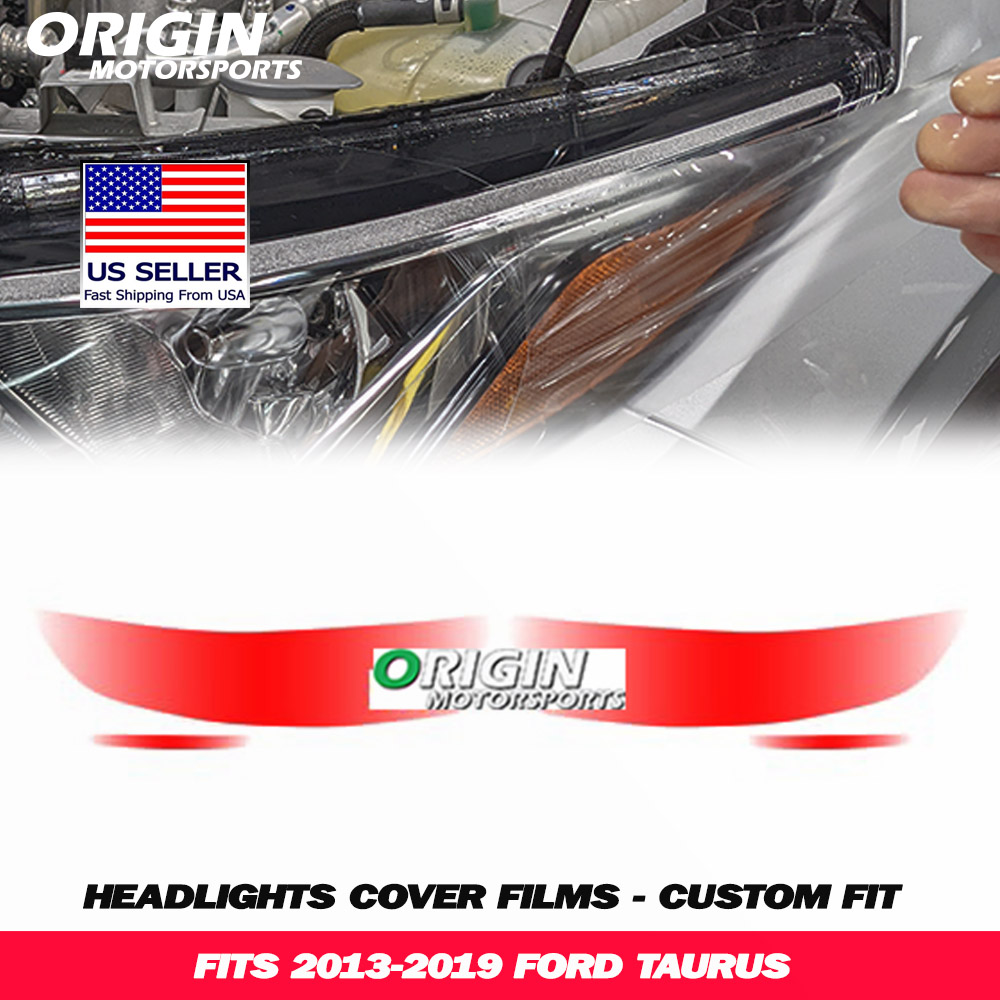 2013-2019 Ford TAURUS Precut Headlight PPF Clear Paint Protection Film Kit 2013-2019 Ford TAURUS Precut Headlight PPF Clear Paint Protection Film Kit